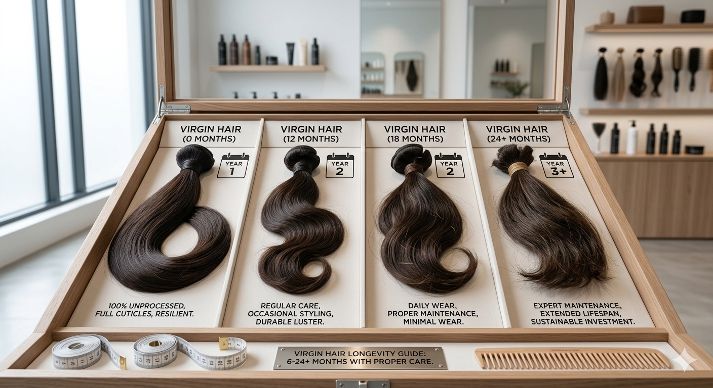 How long does virgin hair last