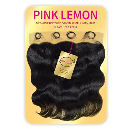 Pink Lemon Body Wave HD lace closure