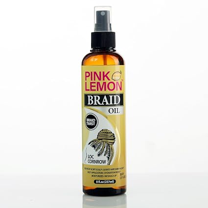 Pink Lemon Braid Oil 8 fl oz