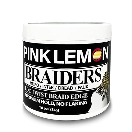 Pink Lemon Maximum Hold Braiding Gel 10 oz